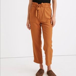 Madewell Dunaway Paper Bag Pants